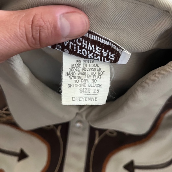 H Bar C California Ranchwear Vintage Embroidered Western Shirt Purchased at RRL - Picture 7 of 9